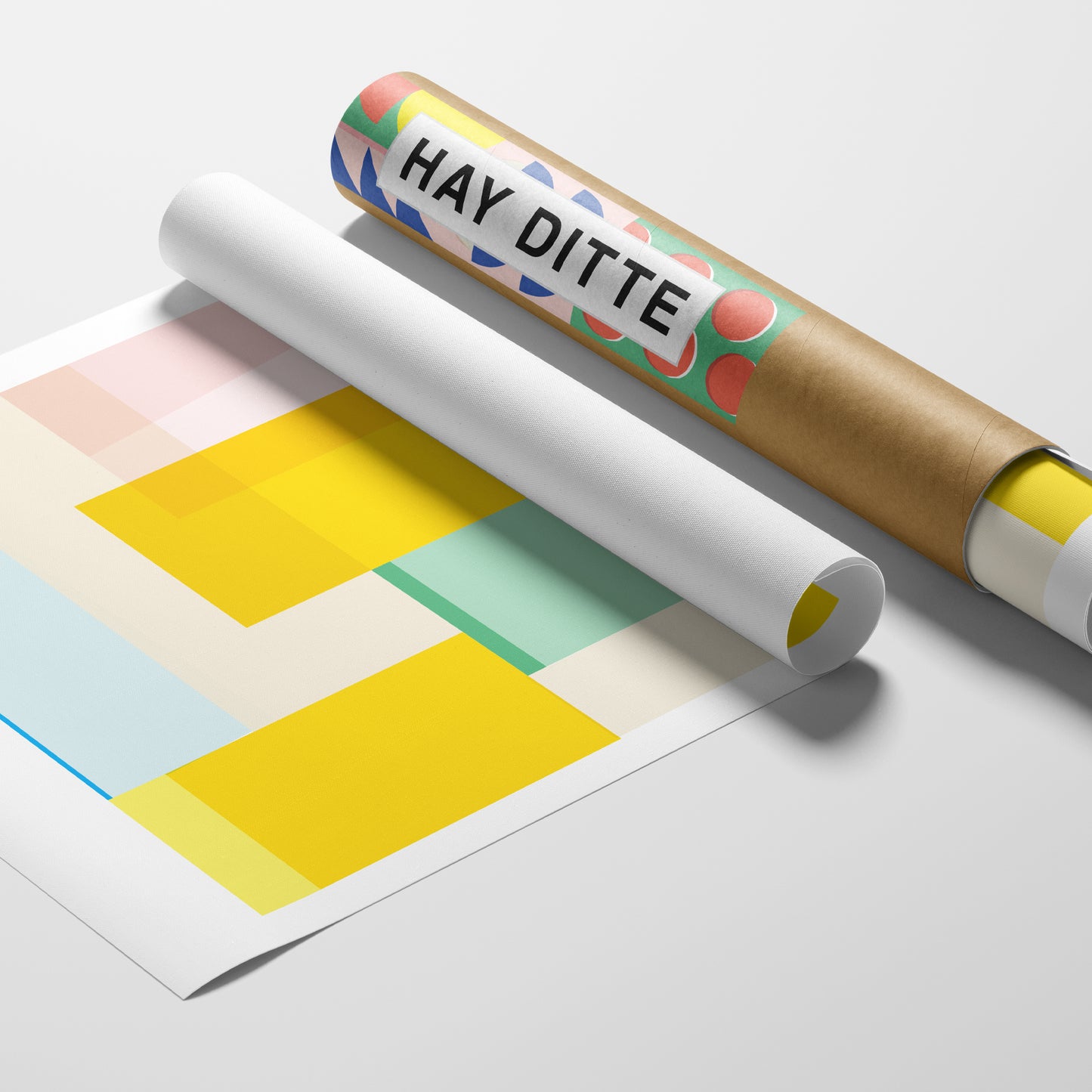 Pastel City Poster Wall Art